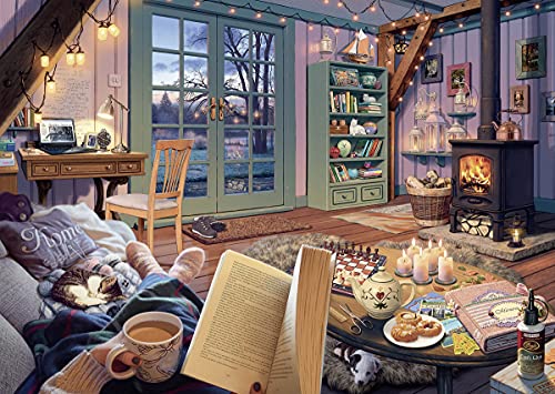 Ravensburger The Cosy Shed (1000 Piece Version of Cozy Retreat) Jigsaw Puzzle for Adults - Every Piece is Unique, Softclick Technology Means Pieces Fit Together Perfectly from Ravensburger