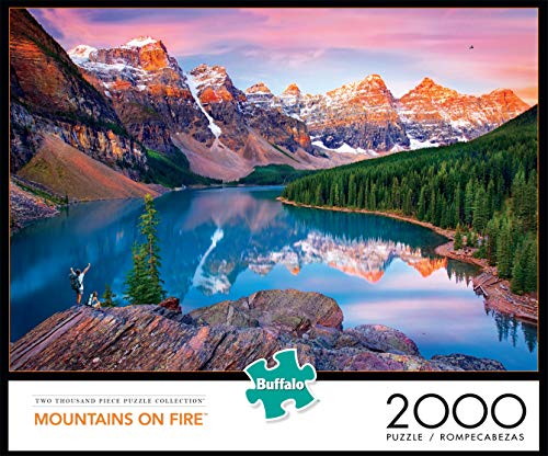 Buffalo Games - Mountains On Fire - 2000 Piece Jigsaw Puzzle from Buffalo Games