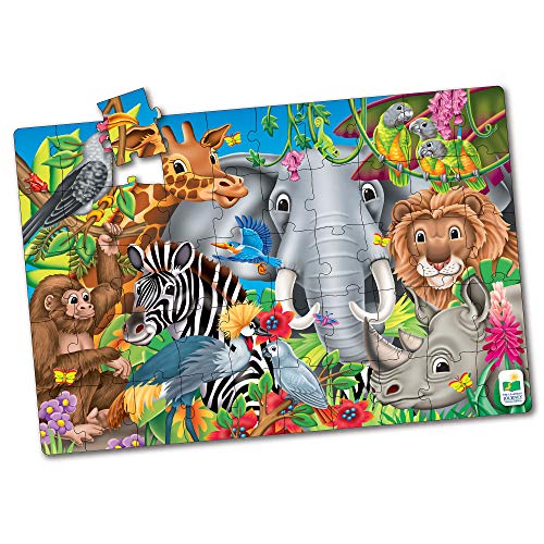 The Learning Journey: Jumbo Floor Puzzles - Animals of The World - Kids Puzzles, Kids Floor Puzzles For Kids Ages 4-8, Animal Puzzle, Award Winning Educational Toys from The Learning Journey International