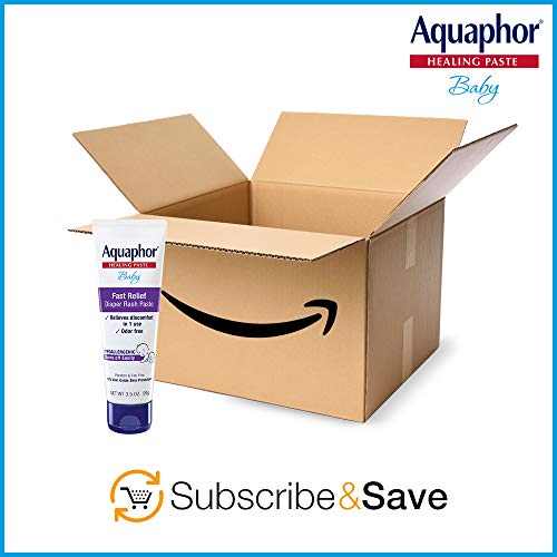 Aquaphor Baby Diaper Rash Paste - Fast Relief For Troublesome Diaper Rash and Flare-ups - 3.5 Oz. Tube by AmazonUs/BEIH7