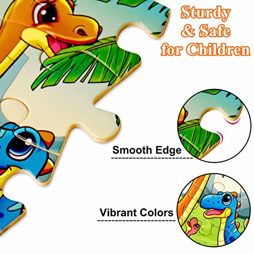 HUADADA Puzzles for Kids Ages 3-5 Toddler Puzzles 30 Piece Wooden Jigsaw Puzzles for Preschool Children Educational Learning Toys Set for Boys and Girls Kids Puzzles 3 4 5 6 Year Old (6 Pack) from HUADADA