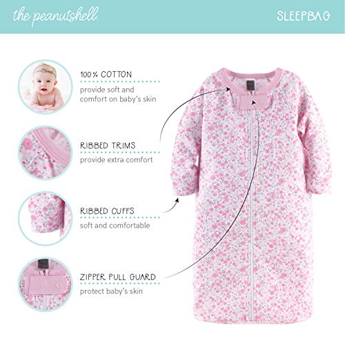 The Peanutshell Newborn Layette Gift Set for Baby Girls - 23 Piece Newborn Girl Clothes & Accessories Set - Fits Newborn to 3 Months - Floral from Farallon Brands