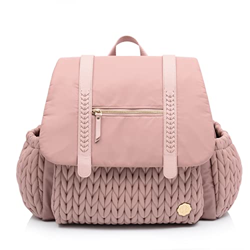 SEWBOO Diaper Bag BackPack Large Capacity Convertible Travel Back Pack lightweight Maternity Baby Changing Bag Waterproof and Stylish with Changing Pad Baby Bag for Mom and Girl from 