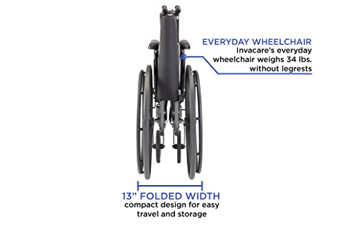Invacare Tracer SX5 Wheelchair for Adults | Everyday Folding | 22 Inch Seat | Desk Arms from Invacare