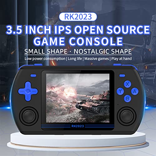 Powkiddy RK2023 Handheld Retro Gaming Console with 20000 Games, 16G+128G 3.5 Inch Portable Arcade Video Game Console for Kids Adults, Support 3 Person Game Battle, HDMI Output by DECI