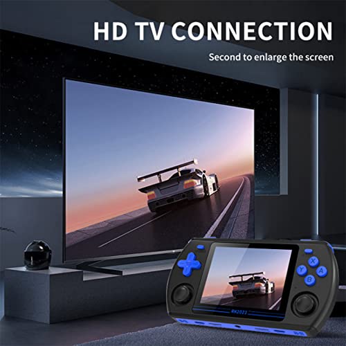 Powkiddy RK2023 Handheld Retro Gaming Console with 20000 Games, 16G+128G 3.5 Inch Portable Arcade Video Game Console for Kids Adults, Support 3 Person Game Battle, HDMI Output by DECI