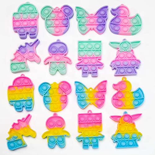 Valentines Day Gifts for Kids - 24 Valentines Cards with Pop Bubbles Bulk- Valentine Exchange for Girls Boys School Class Classroom Fidget Toys Party Favors by ShenZhen MaoDun MaoYi YouXianGongSi