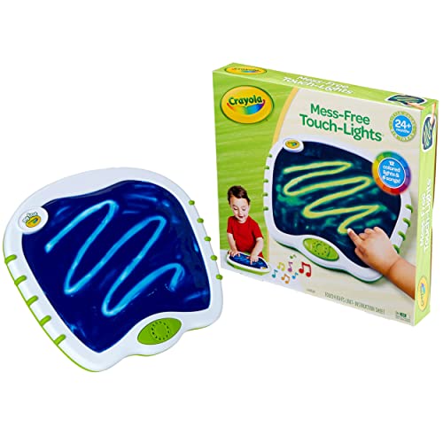 My First Crayola Touch Lights, Musical Doodle Board, Toddler Toy, Gift, White, Green from Crayola