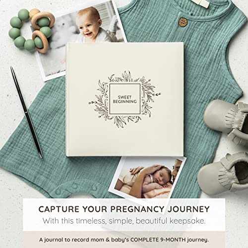 Keepsake Pregnancy Journal to Cherish Forever - A Pregnancy Book to Capture Every Milestone of Mom & Babyâs 9-Month Journey - Pregnancy Baby Journal for Expecting First Time Moms & Experienced Moms by ZIRI & ZANE