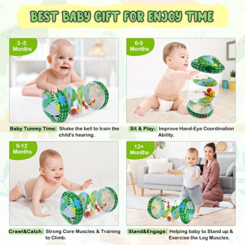 ZMLM Baby Beginner Crawling Toys: Infants Crawl Climbing Ball Best Educational Games Roller for 3-12 Months 1 2 3 Years Old Toddler Gifts for Christmas|Birthdays|Tummy Time|Outdoor|Indoor Activities from ZMLM