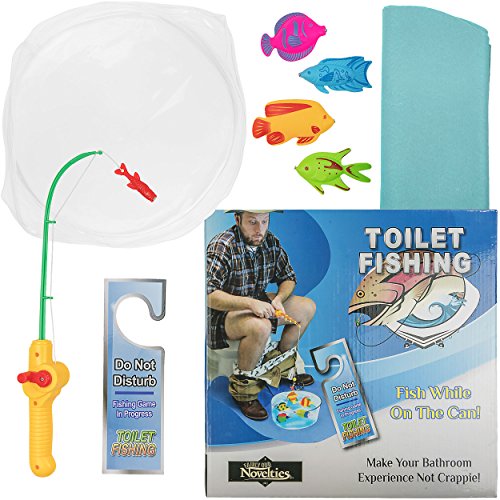 Potty Fisher Toilet Fishing Game - Fairly Odd Novelties - Funny Novelty Gag Joke Bathroom Gift by Fairly Odd Novelties