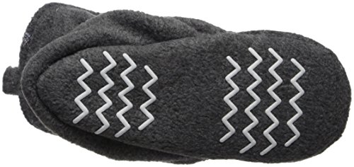 Hudson Baby Unisex Cozy Fleece Booties, Dark Gray, 0-6 Months by Hudson Baby
