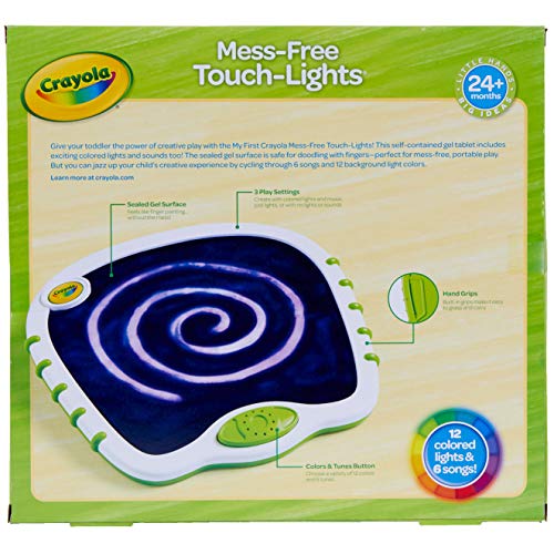 My First Crayola Touch Lights, Musical Doodle Board, Toddler Toy, Gift, White, Green from Crayola