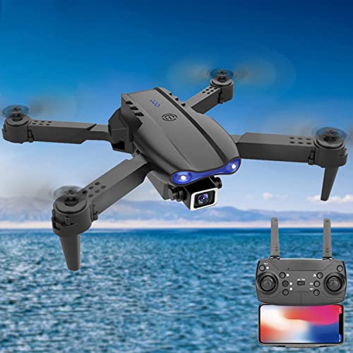 Drone with 1080P Dual HD Camera - 2023 Upgradded RC Quadcopter for Adults and Kids, WiFi FPV RC Drone for Beginners Live Video HD Wide Angle RC Aircraft, Trajectory Flight, Auto Hover, Carrying Case by GANPOS