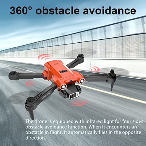 MOCVOO Drone with Dual Camera for Adults Kids, 1080P HD FPV Camera Drones with Carrying Case, Foldable RC Quadcopter Toy Gift for Boys Girls, 2 Batteries,120Â° RC Adjustable Lens,Gravity Control,3 Speeds from ZHENG FEI TOYS FACTORY