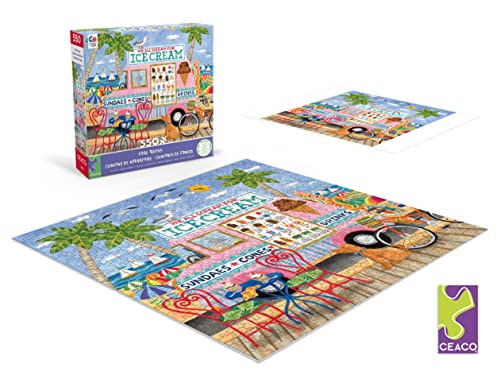 Ceaco - Food Trucks - Ice Cream Truck - 550 Piece Jigsaw Puzzle from Ceaco