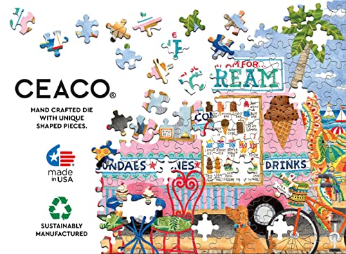 Ceaco - Food Trucks - Ice Cream Truck - 550 Piece Jigsaw Puzzle from Ceaco