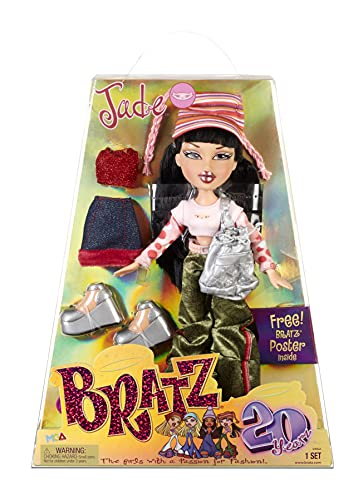 Bratz 20 Yearz Special Anniversary Edition Original Fashion Doll Jade with Accessories and Holographic Poster | Collectible Doll | for Collector Adults and Kids of All Ages from MGA Entertainment