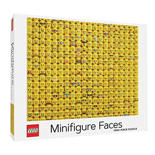 LEGO Minifigure Faces 1000 Piece Jigsaw Puzzle by Chronicle Books