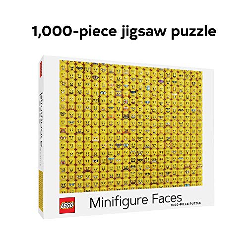 LEGO Minifigure Faces 1000 Piece Jigsaw Puzzle by Chronicle Books