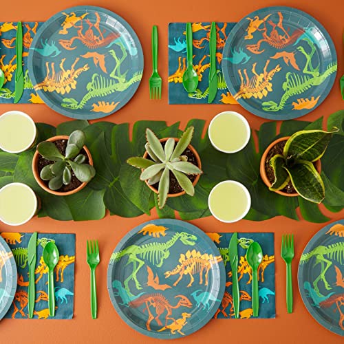 Dinosaur Party Bundle, Includes Plates, Napkins, Cups, and Cutlery (24 Guests,144 Pieces) from Juvale