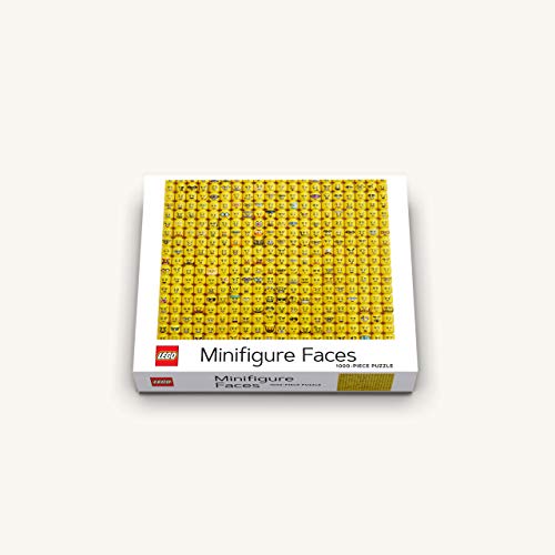 LEGO Minifigure Faces 1000 Piece Jigsaw Puzzle by Chronicle Books