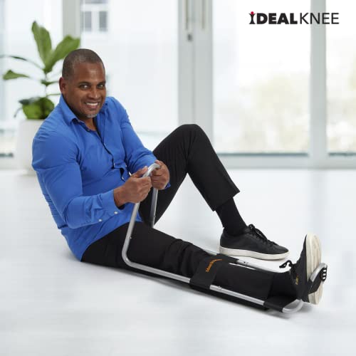 IdealKnee: The Most Effective and Easy to Use Treatment for Knee Extension | for Athletes + Physical Therapy + Rehab + Ortho | Comes with ONE Comfort pad for The"Over The Knee" Strap from IdealStretch