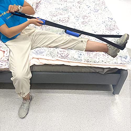 Homymusy Leg Lifter Strap Multi-Loop 41 Inches with Handles -Mobility Aids for Disabled and Elderly,Durable Tool for Hip and Knee Surgery Recovery Kit,Wheelchair from Yueer llc