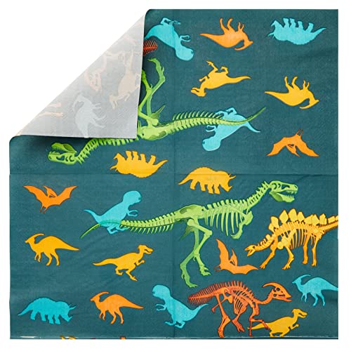 Dinosaur Party Bundle, Includes Plates, Napkins, Cups, and Cutlery (24 Guests,144 Pieces) from Juvale