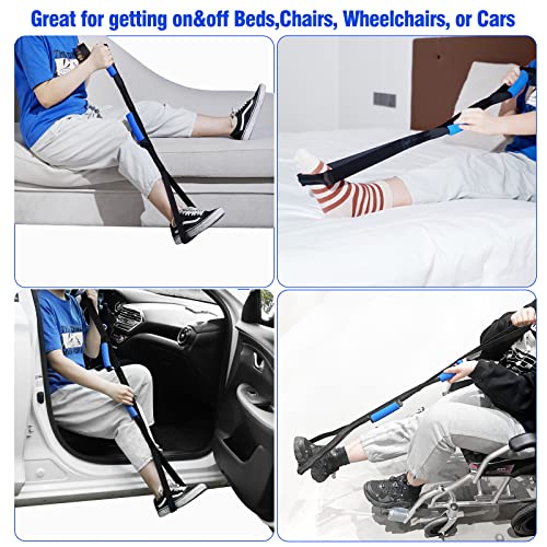 Homymusy Leg Lifter Strap Multi-Loop 41 Inches with Handles -Mobility Aids for Disabled and Elderly,Durable Tool for Hip and Knee Surgery Recovery Kit,Wheelchair from Yueer llc