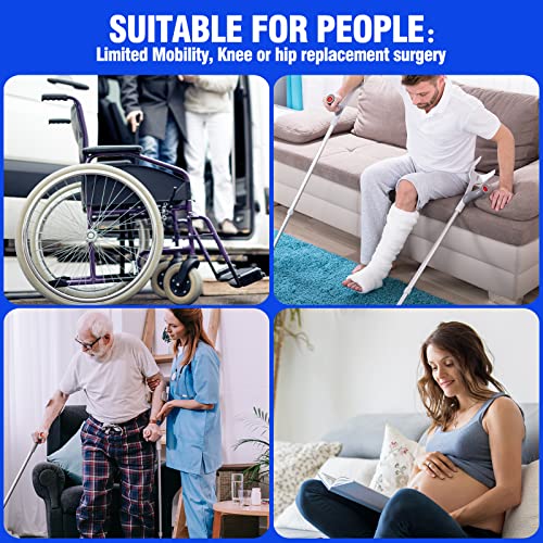 Homymusy Leg Lifter Strap Multi-Loop 41 Inches with Handles -Mobility Aids for Disabled and Elderly,Durable Tool for Hip and Knee Surgery Recovery Kit,Wheelchair from Yueer llc