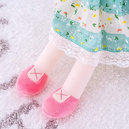 Gloveleya Baby Girl Gifts Soft First Baby Doll Plush Dolls Green 16 Inches with Gift Box by Gloveleya