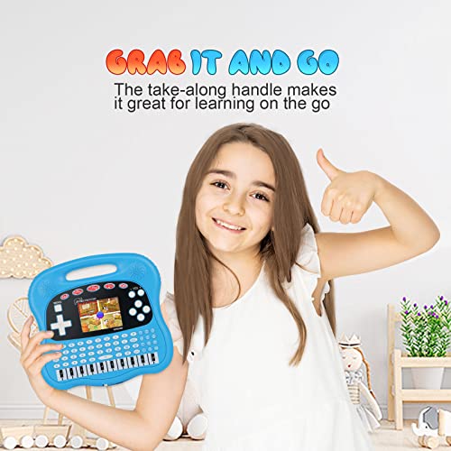 G-RECREATER Kids Learning Tablet, Preschool Laptop with LED Screen, Baby Learning Pad with Alphabet/Words/Music/Math Educational Electronic Toys Gifts, Toddler Learning Games for Kids Ages 3-12 from G-RECREATER G-RECREATER