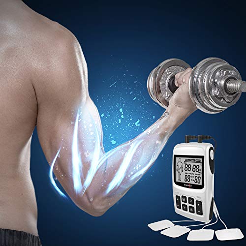 roovjoy Tens Unit EMS Muscle Stimulator Massager for Pain Relief Electrodes Therapy Tens Machine from æ·±å³å¸åé²¸ç§ææéå¬å¸