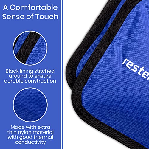 Rester's Choice Ice Pack for Injuries Reusable - (Standard Large: 11x14.5") for Hip, Shoulder, Knee, Back - Hot & Cold Compress for Swelling, Bruises, Surgery - Heat & Cold Therapy from Resterâs Choice