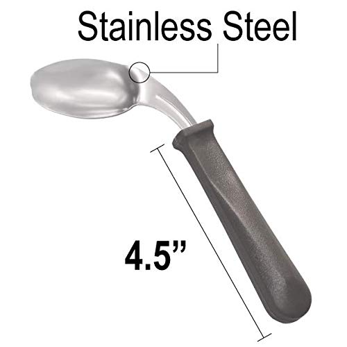 Right Handed Grip Easy Offset Spoon by Rehabilitation Advantage