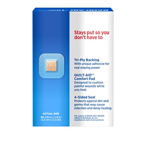 Band-Aid Brand Tru-Stay Clear Spots Bandages for Discreet First Aid, All One Size, 50 Count from Johnson & Johnson