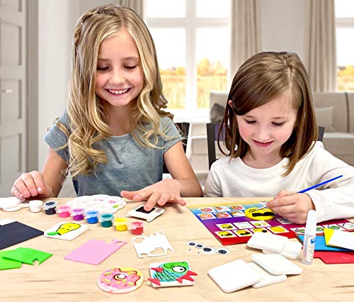 Hapinest DIY Mini Tile Fridge Magnet Arts and Crafts Kit Gifts for Kids Girls Boys Ages 8 9 10 11 12 13 Teen Years and Up by Island Genius
