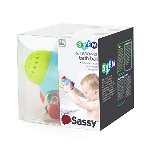 Sassy Rain Shower Bath Ball STEM Bath Toy, 6+ Months by AmazonUs/HAMBD