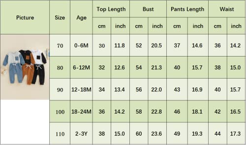 Toddler Baby Boy Clothes Long Sleeve Striped Crewneck T-Shirt Top + Solid Drawstring Pants Set Infant Fall Outfits (Contrast Color Blue, 12-18 Months) from Hnyenmcko