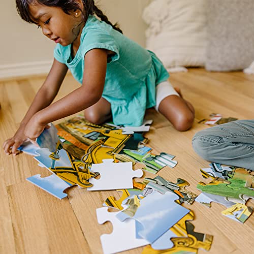 Melissa & Doug Building Site Jumbo Jigsaw Floor Puzzle (48 pcs, 2 x 3 feet long) from Melissa & Doug