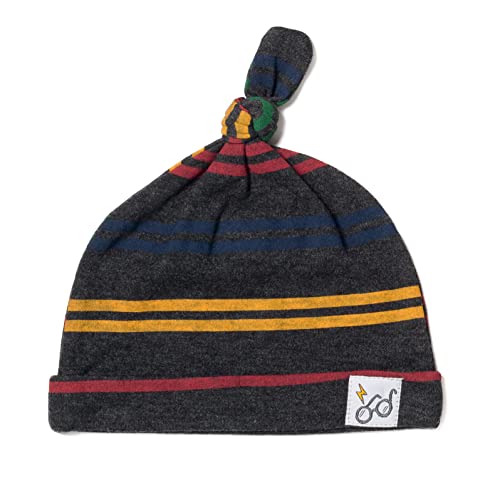 Harry Potter Gryffindor Slytherin Ravenclaw Newborn Baby Boys 3 Piece Outfit Set: Cuddly Bodysuit Pants Hat White / Gray 0-3 Months by Bentex Group, Inc.