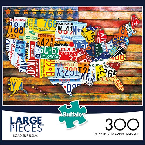 Buffalo Games - Road Trip USA - 300 Large Piece Jigsaw Puzzle, 21-1/4inx15in from Buffalo Games