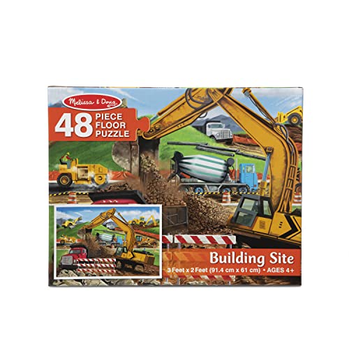 Melissa & Doug Building Site Jumbo Jigsaw Floor Puzzle (48 pcs, 2 x 3 feet long) from Melissa & Doug