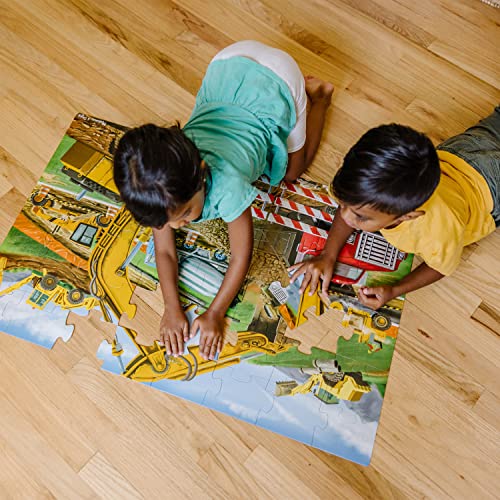 Melissa & Doug Building Site Jumbo Jigsaw Floor Puzzle (48 pcs, 2 x 3 feet long) from Melissa & Doug