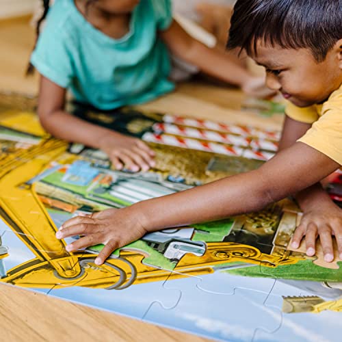 Melissa & Doug Building Site Jumbo Jigsaw Floor Puzzle (48 pcs, 2 x 3 feet long) from Melissa & Doug