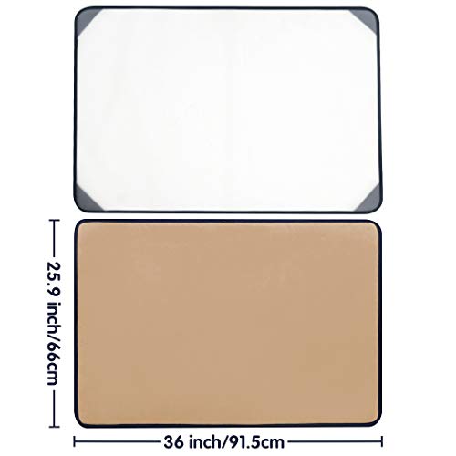 Tektalk Jigsaw Puzzle Board Portable Puzzle Mat for Puzzle Storage Puzzle Saver, Non-Slip Surface (Up to 1500 Pieces, with Dustproof Cover) by Tektalk