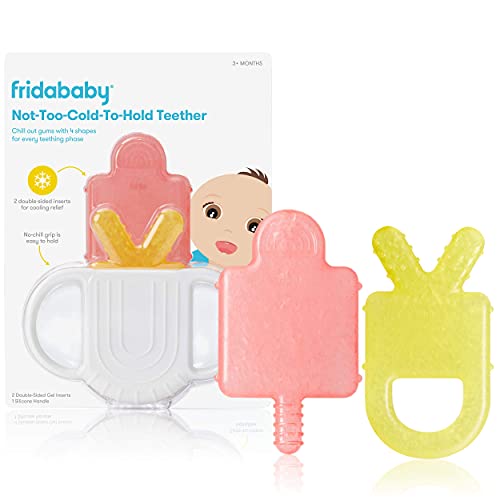 Not-Too-Cold-to-Hold BPA-Free Silicone Teether for Babies by Frida Baby by AmazonUs/NOSAS