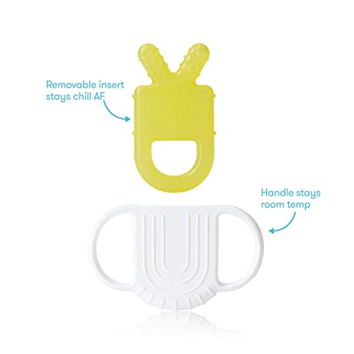 Not-Too-Cold-to-Hold BPA-Free Silicone Teether for Babies by Frida Baby by AmazonUs/NOSAS