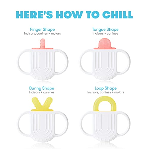 Not-Too-Cold-to-Hold BPA-Free Silicone Teether for Babies by Frida Baby by AmazonUs/NOSAS